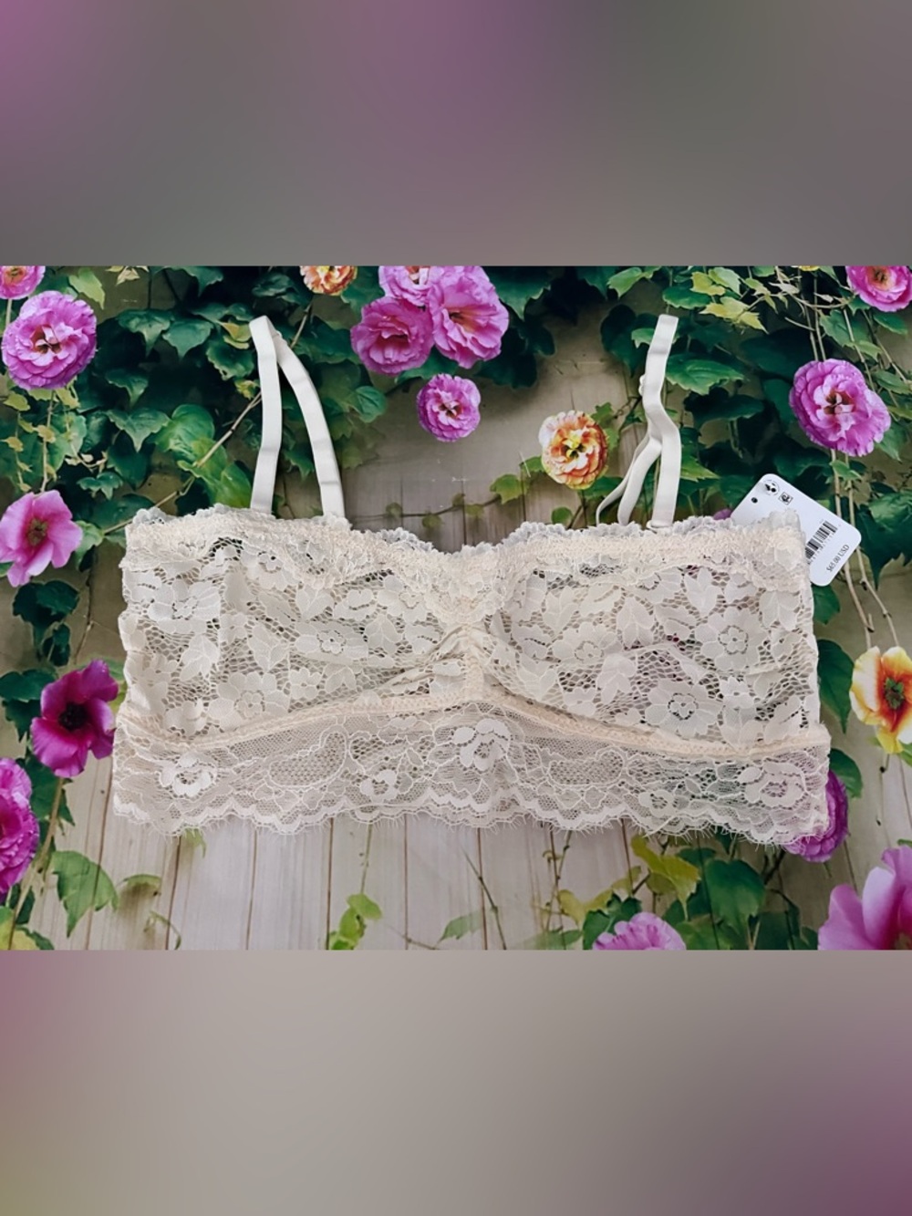 NWT Spell Free Love Lace Bandeau Bralette - Picture 11 of 16